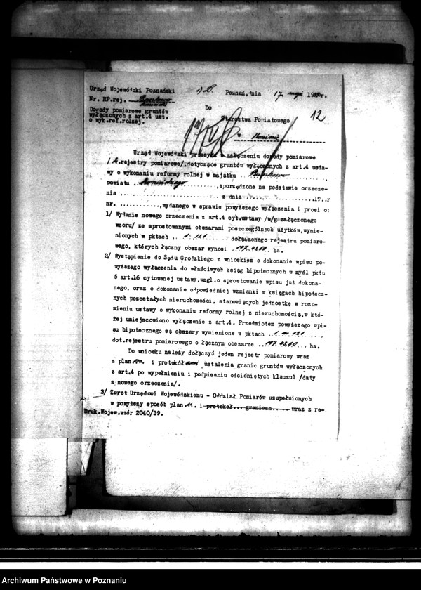 image.from.unit.number "Postępowanie techniczne przy parcelacji majątku Buszkowo powiatu konińskiego"