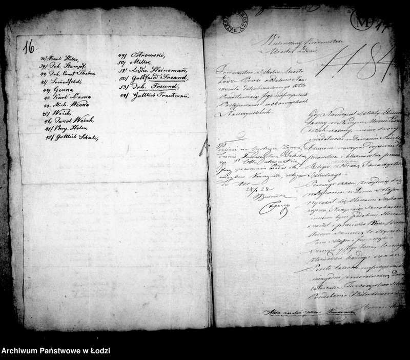 Obraz 19 z jednostki "Akta tyczące się nominacji nauczycieli i tychże zmiany"