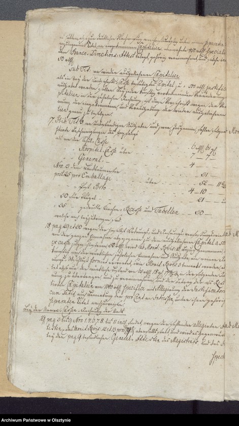 image.from.unit.number "Passenheimsche Stadt Kirchen Rechnung über Einnahme und Ausgabe"