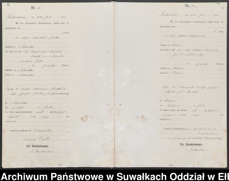 image.from.unit.number "Sterbe-Haupt-Register des Königlich Preussischen Standes-Amtes Kallischken Kreis Johannisburg]"