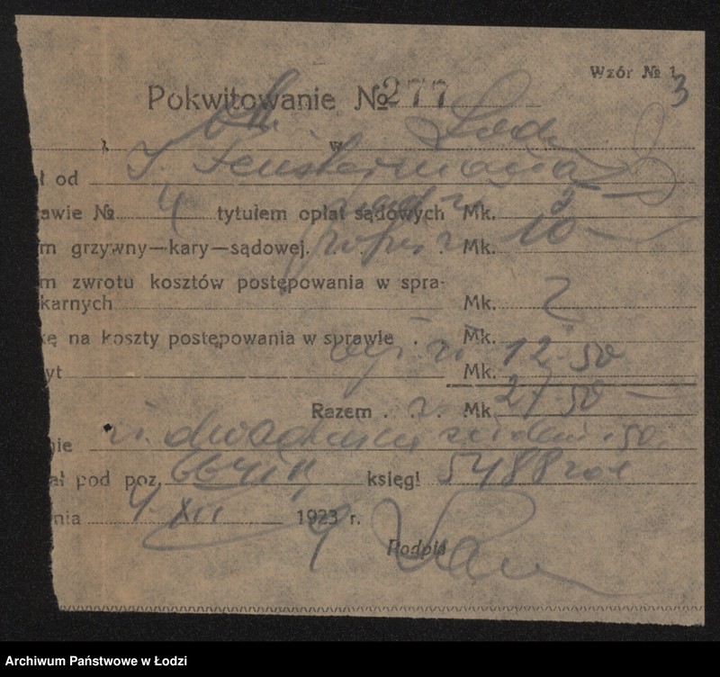 Obraz 5 z jednostki "Icek Fensterman- mleczarnia i sprzedaż wędlin"