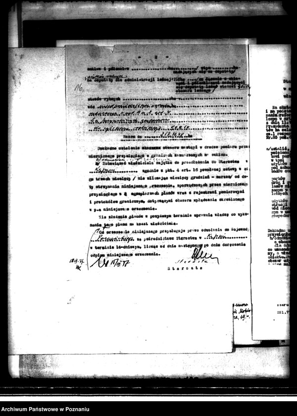 Obraz 20 z jednostki "Majątek Kochłowy wyłączenie z art. 4, 5 ustawy o reformie rolnej"