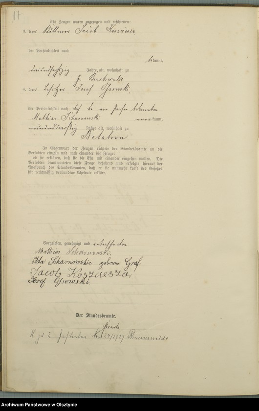 image.from.unit.number "Heiraths-Haupt-Register Nr 1 - 21"