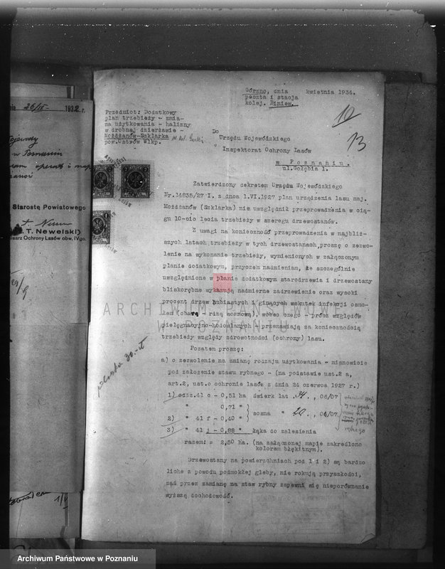 Obraz 17 z jednostki "Majętność leśna Możdzanów powiat ostrowski"