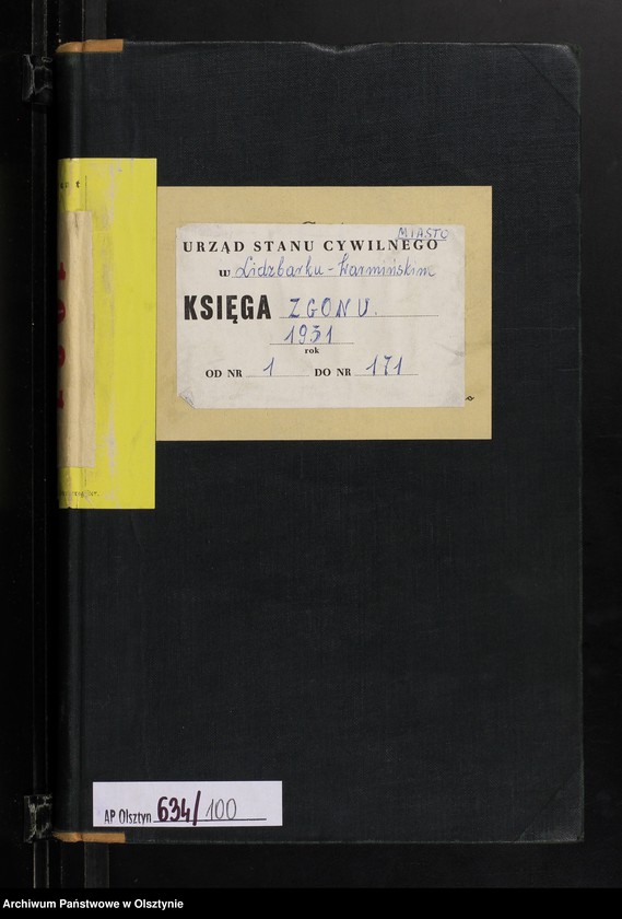 image.from.unit.number "Sterbe-Neben-Register Nr 1-171"