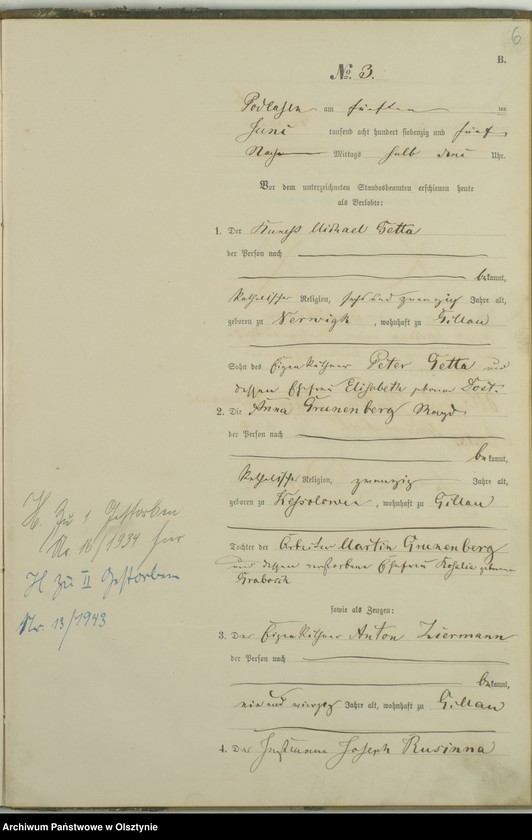 image.from.unit.number "Haupt-Heiraths-Register Nr 1 - 10"