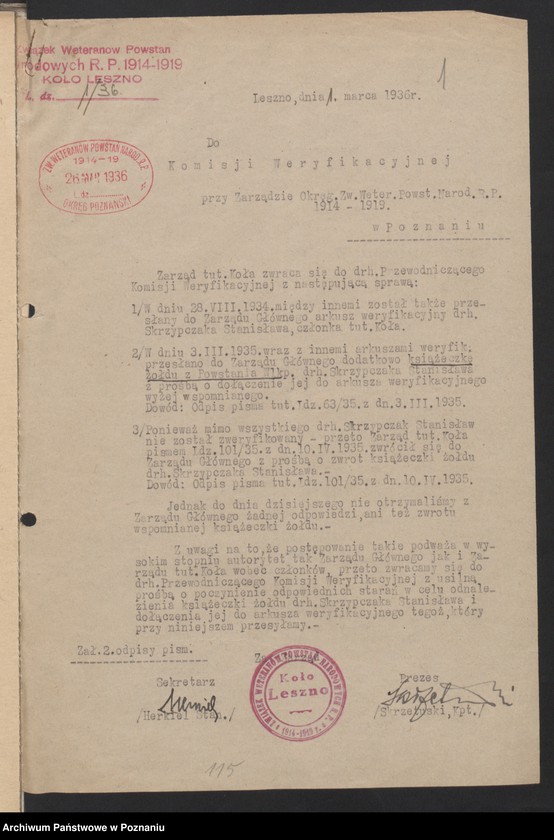 Obraz 3 z jednostki "Korespondencja."