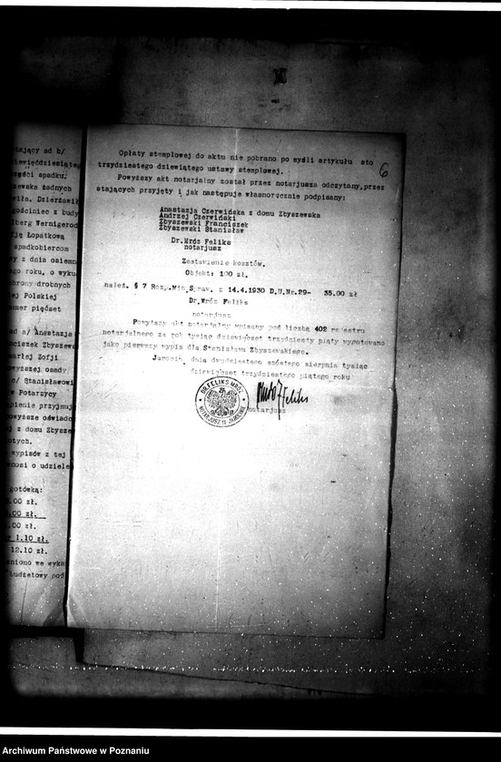 Obraz 9 z jednostki "Wykup gruntu dzierżawnego przez Stanisława Zbyszewskiego od Ludwika Chrystiana Stolberg-Wernigorode z majątku Potarzyce powiatu jarocińskiego"