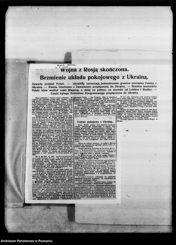 image.from.unit.number "Wycinki prasowe w sprawach polskich o różnej treści."