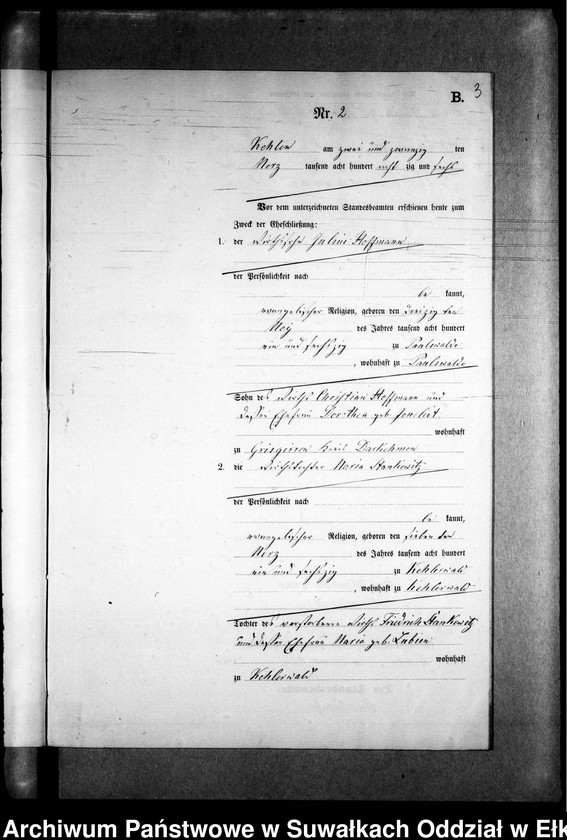 image.from.unit.number "Heiraths-Neben-Register des Preussischen Standes-Amtes Kehlen Kreis Angerburg"