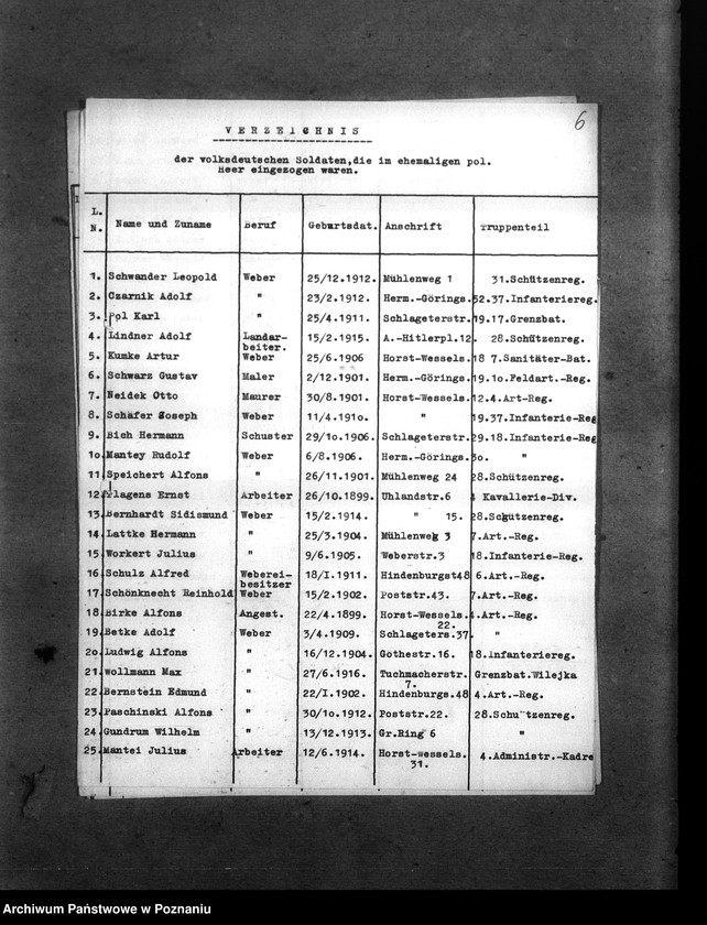 Obraz 10 z jednostki "Amtliche Meldungen Kreis Litzmannstadt (Łódź)"