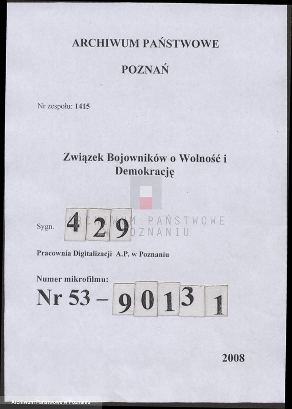 Obraz 1 z jednostki "Życiorysy powstańców wielkopolskich: K - tom Vl /Klupś Józef - Kołodziej Antoni/."
