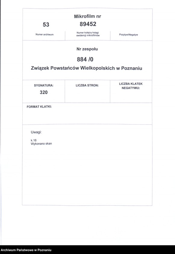 Obraz 2 z jednostki "Rostarzewo, powiat Wolsztyn - akta koła."