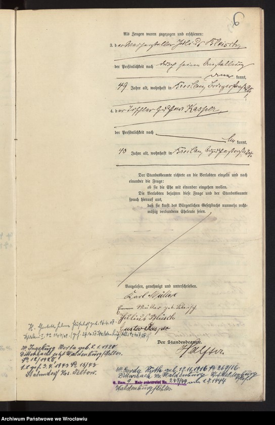 image.from.unit.number "Heiraths-Haupt-Register Breslau II 1907 Band 5"