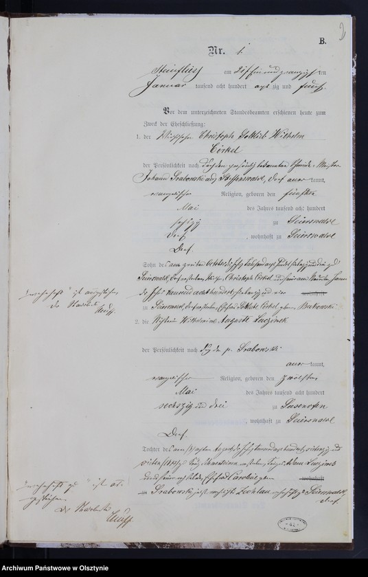 image.from.unit.number "Heiraths-Neben-Register Nr 1 - 13"