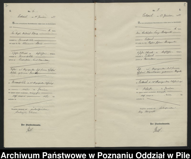Obraz 7 z jednostki "Księga zgonów"