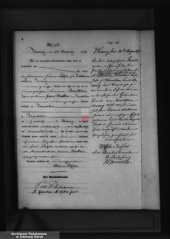 Obraz 18 z jednostki "Geburts-Haupt-Register"