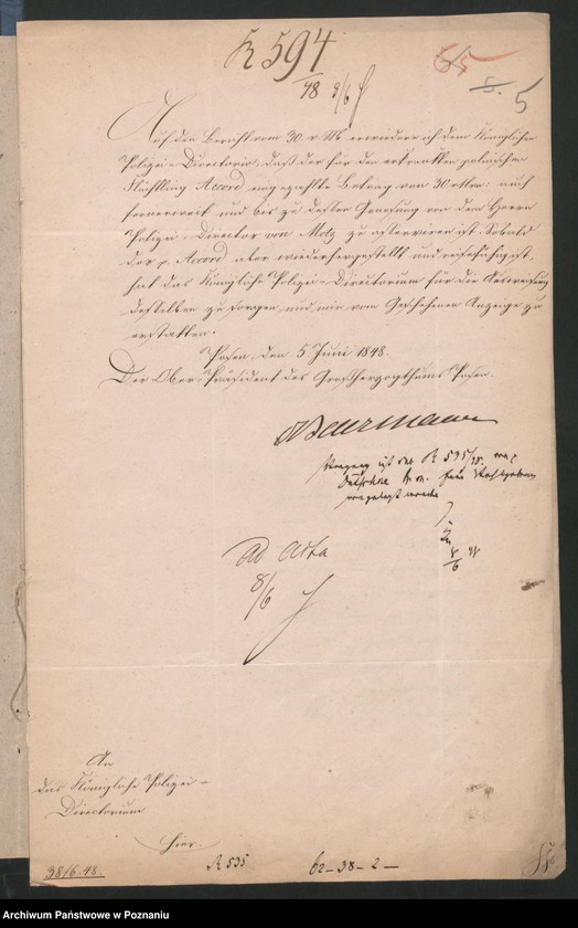 Obraz 8 z jednostki "A. betr. den polnischen Flüchtling Jean d