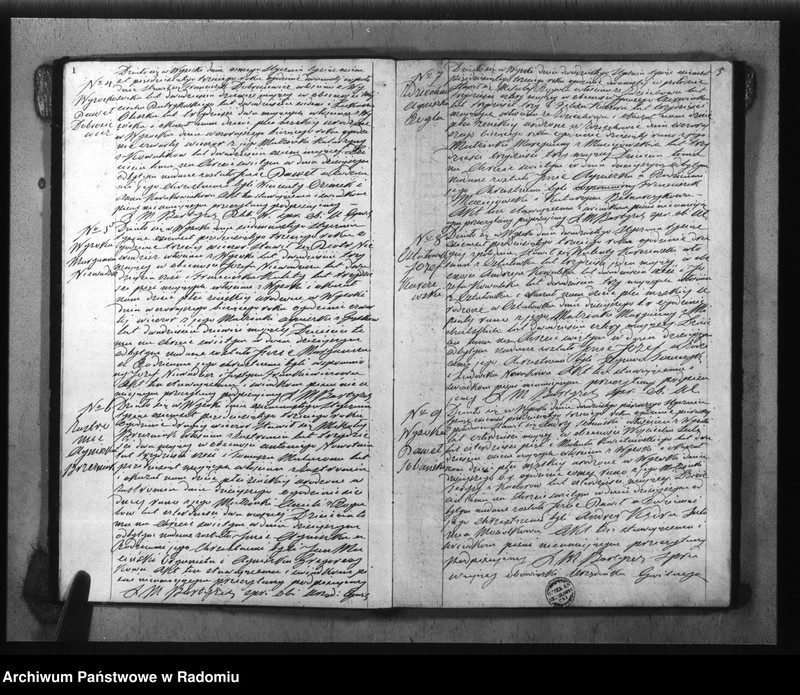 image.from.unit.number "Duplikat akt Religijno - Cywilnych Urodzonych, Zaszlubionych i Zmarłych Kościoła Parafij Wysoka za rok 1853 spisanych"