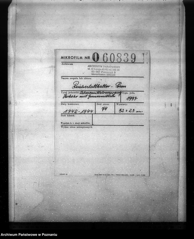 Obraz 2 z jednostki "Lebensmittelversorgung. Verkehr mit Genussmitteln"