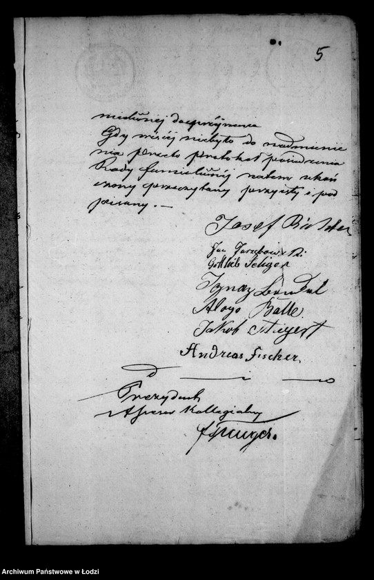 Obraz 9 z jednostki "Akta tyczące się ustanowienia opieki nad nieletnimi Augustem, Karolem, traugotem i Frydrychem Gustawem Zeliger po zmarłym Auguście i Magdalenie z Maszków małżonkach Zeliger"