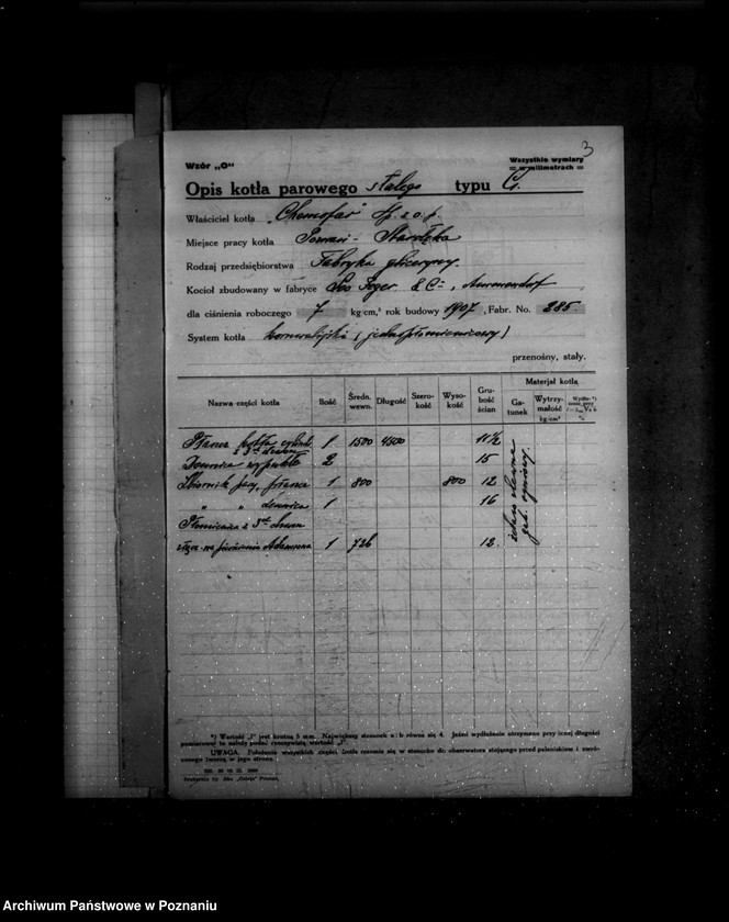 Obraz 7 z jednostki "Fabryka gliceryny własność "Chemofar" Spółka z o.o. Fabryka mebli A. Tabaki w Swarzędzu nr 5944"