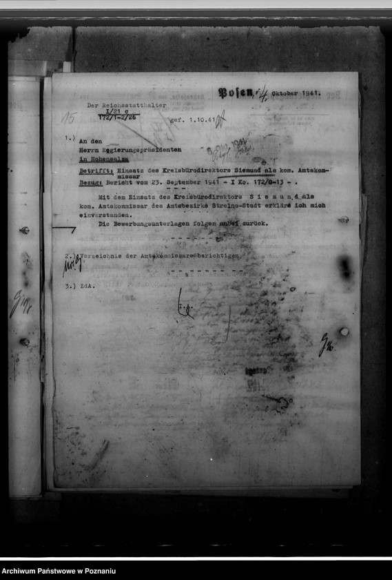 Obraz 20 z jednostki "Schmiedeskamp und Siegmund - komisarze obwodowi"