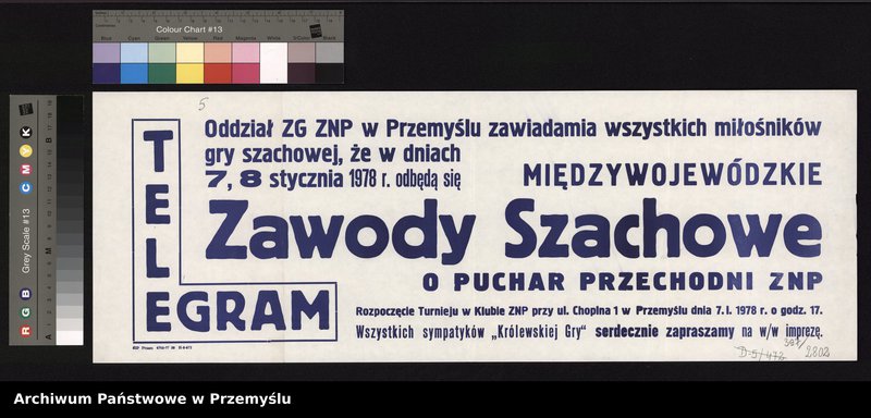 Obraz 1 z kolekcji "Międzynarodowy Dzień Szachów"