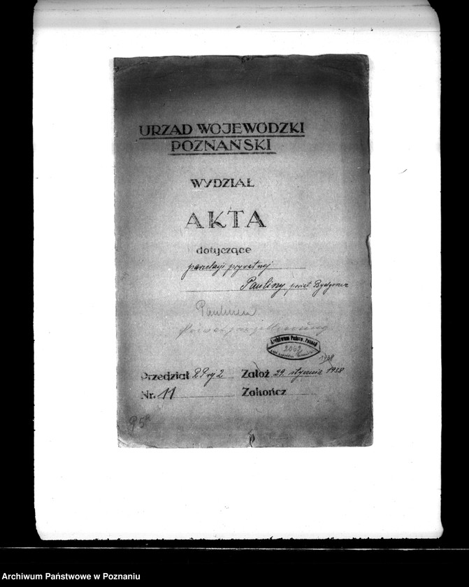 Obraz 4 z jednostki "Parcelacja prywatna części majątku Pauliny powiatu bydgoskiego"