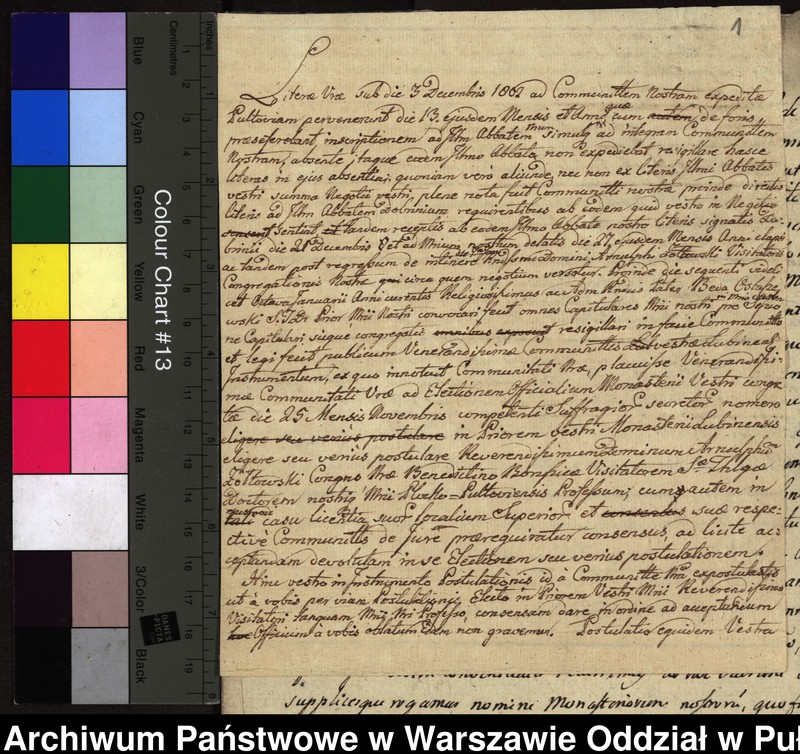 image.from.unit.number "Sprawy Kongregacji, kontakty z innymi klasztorami"