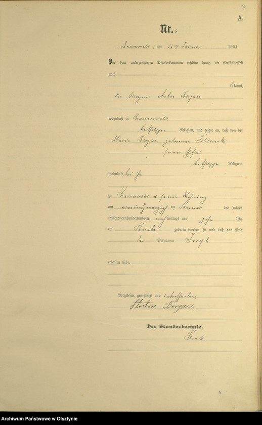 image.from.unit.number "Geburts-Haupt-Register Nr 1 - 72"