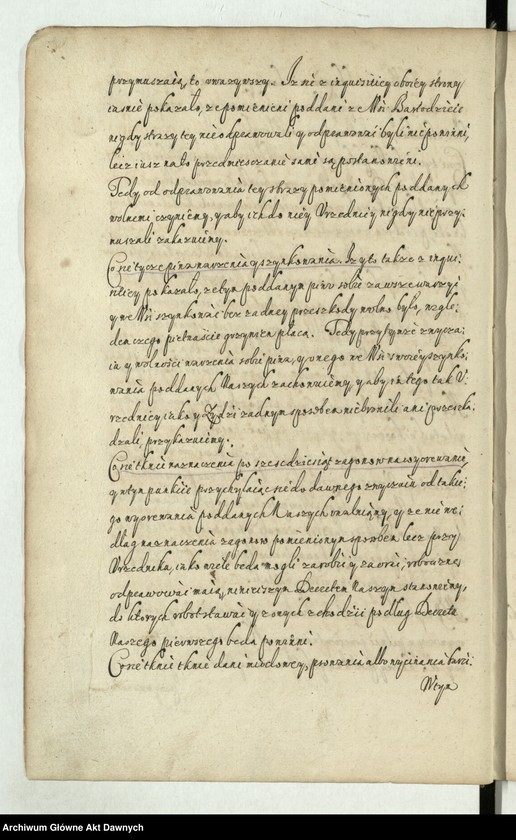 image.from.unit.number ""Dekreta referendarskie za urzędu wielebnego księdza Wacława z Leszna Leszczyńskiego referendarza koronnego, proboszcza płockiego, łęczyckiego, kanonika krakowskiego. Między starostami i dzierżawcami dóbr królewskich a poddanymi. Ab anno Dni 1643 ad annum 1645 ferowane"."