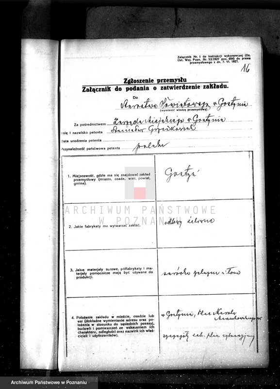 Obraz 20 z jednostki "Młyn parowy O. Klimpela w Gostyniu nr woj. 6006"