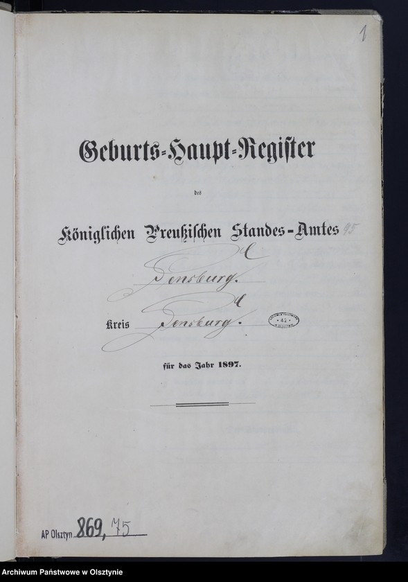 image.from.unit.number "Geburts-Haupt-Register Nr 1 - 321"