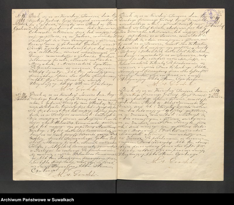 image.from.unit.number "[Księga akt zgonów parafii rzymskokatolickiej w Janówce z lat 1918-1924]"