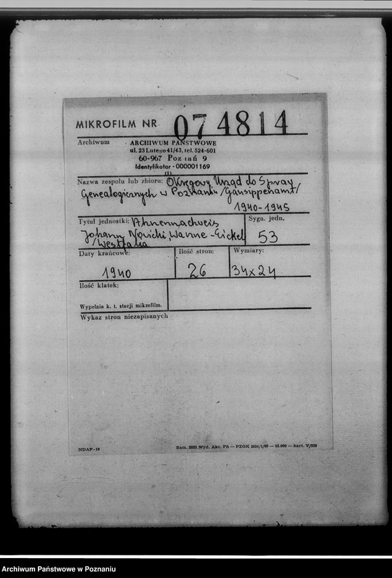 image.from.unit.number "Ahnennachweis Johann Nowicki, Wanne - Eickel [Westfalia]"