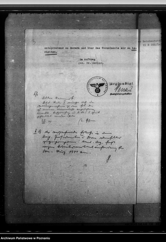 Obraz 8 z jednostki "Dienstaufsicht über die Mediznalinstitute"