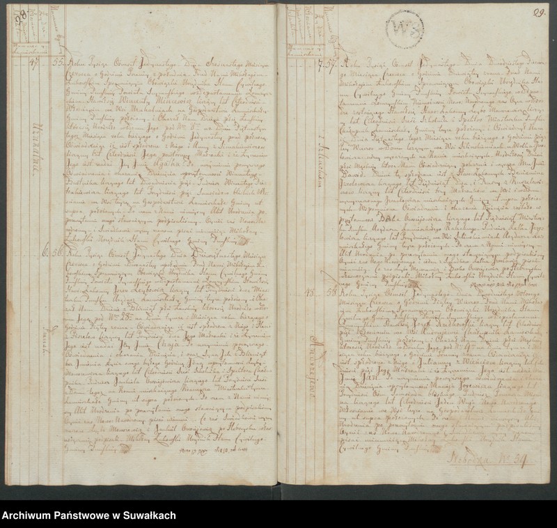 image.from.unit.number "Akta urodzonych gminy puńskiey od 1-go maja 1811do dnia ostatniego grudnia roku tegoż."