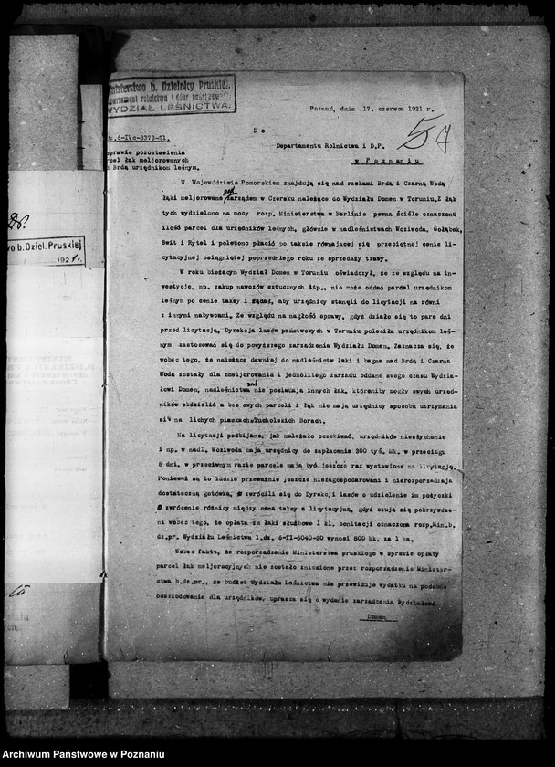 Obraz 11 z jednostki "Domeny - sprawy dzierżaw"