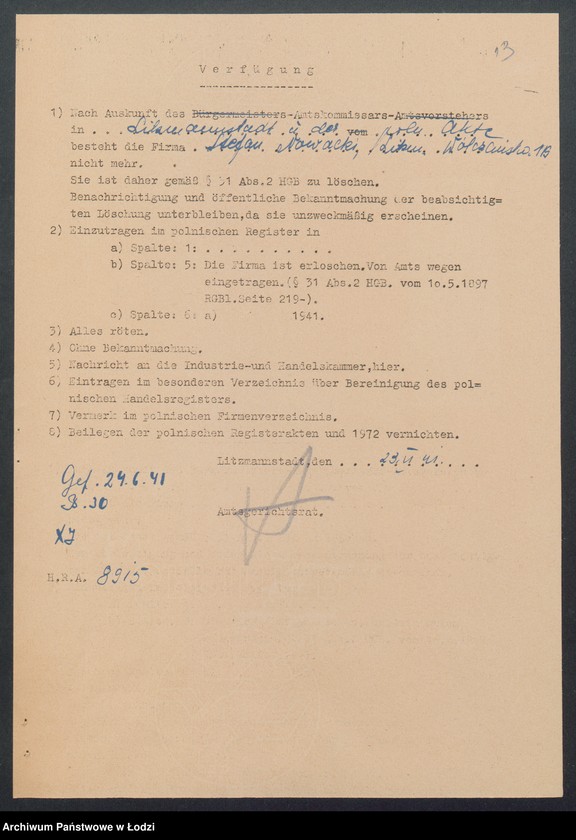 Obraz 15 z jednostki "Stefan Nowacki – sklep rzeźniczy"