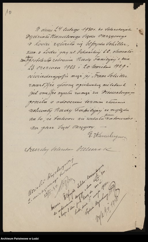 Obraz 12 z jednostki "Franc Schiller- magazyn bielizny i fartuchów"