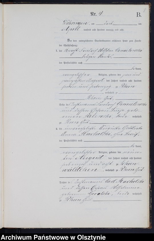 image.from.unit.number "Heiraths-Neben-Register Nr 1 - 20"