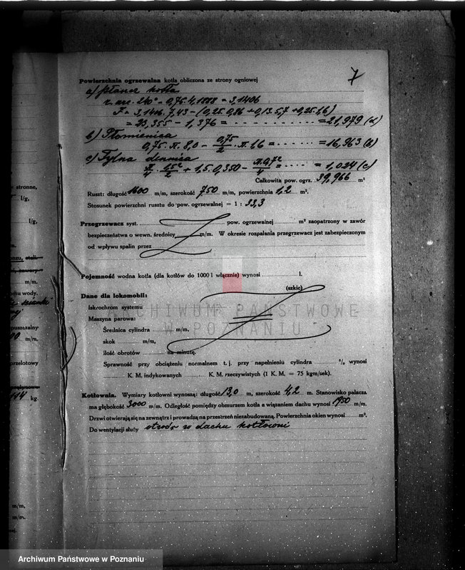 Obraz 11 z jednostki "Zakłady wyrobów włókienniczych Towarzystwo Akcyjne "Linum" w Lesznie nr woj. kotła 21"