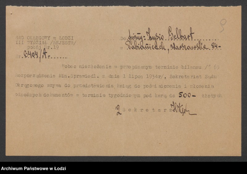 Obraz 11 z jednostki "Gelbracht Zysio- farbiarnia ręczna"