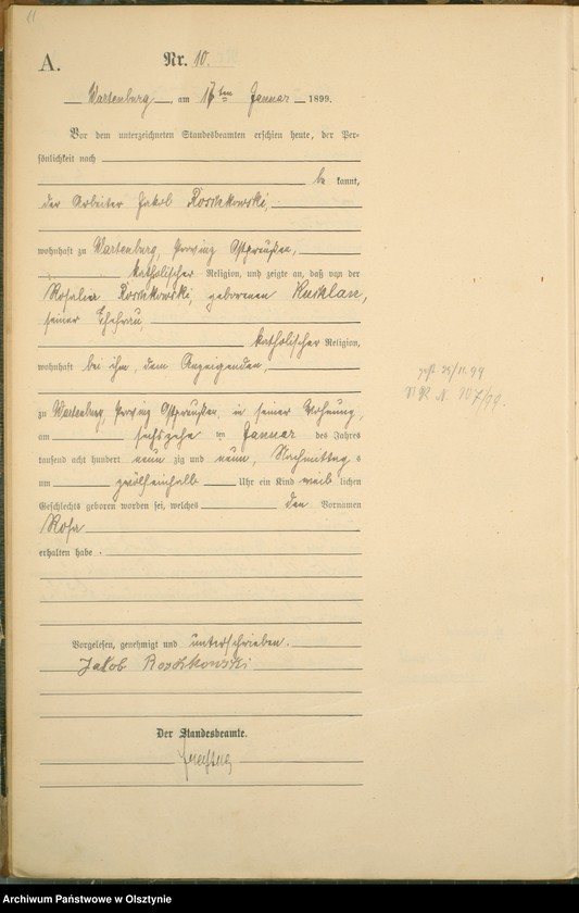 image.from.unit.number "Geburts-Haupt-Register Nr 1 - 181"