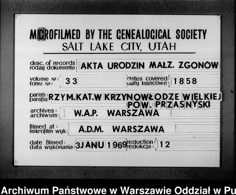 image.from.unit.number "Akta urodzeń, małżeństw i zgonów"