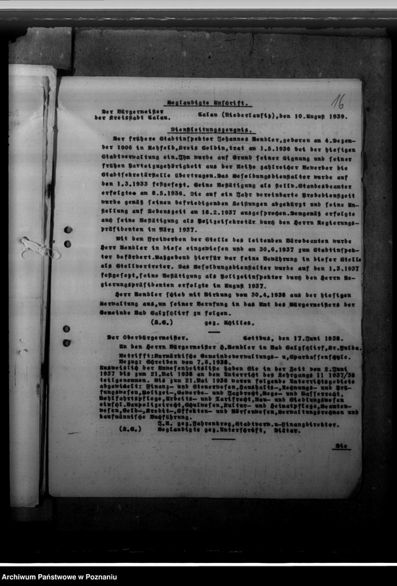 Obraz 20 z jednostki "Wendler, Hans - komisarz obwodowy"