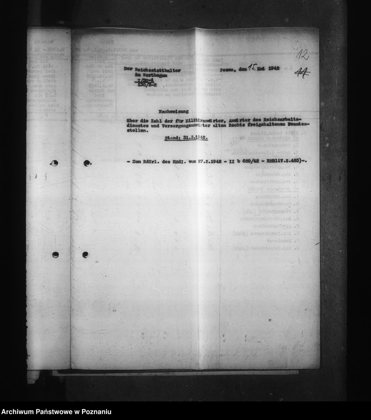 Obraz 16 z jednostki "Nachweisung der Militäranwärter"