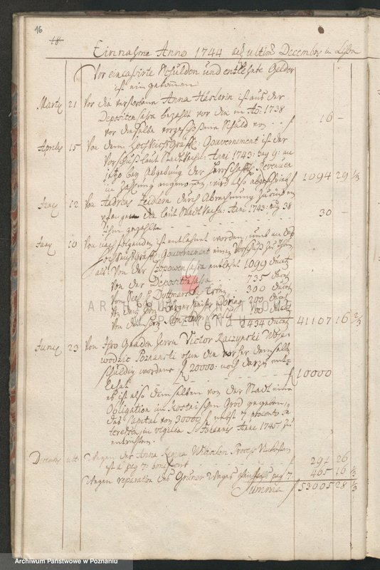 image.from.unit.number "Rechnung der Stadt Lissa; język niemiecki"