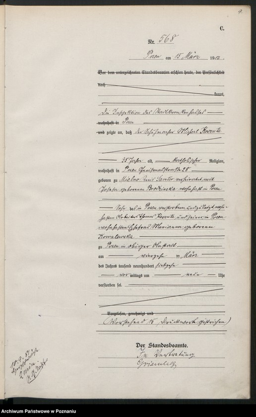 image.from.unit.number "Księga miejscowa zgonów tom II [Rejestr główny zgonów]"